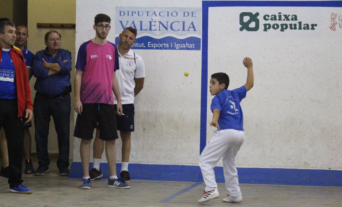 foto. Els benjamins ja demostren una gran tècnica