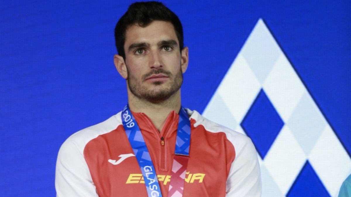 Jorge Ureña podio Europeo Glasgow 2019