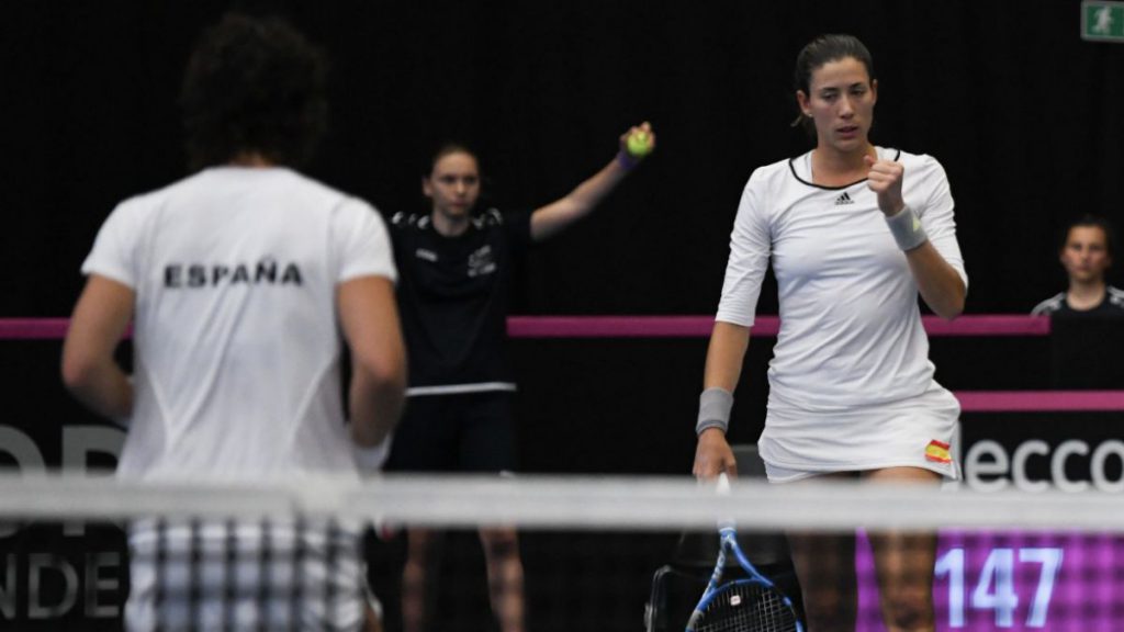 Carla Suárez y Garbiñe Muguruza Fed Cup 2019