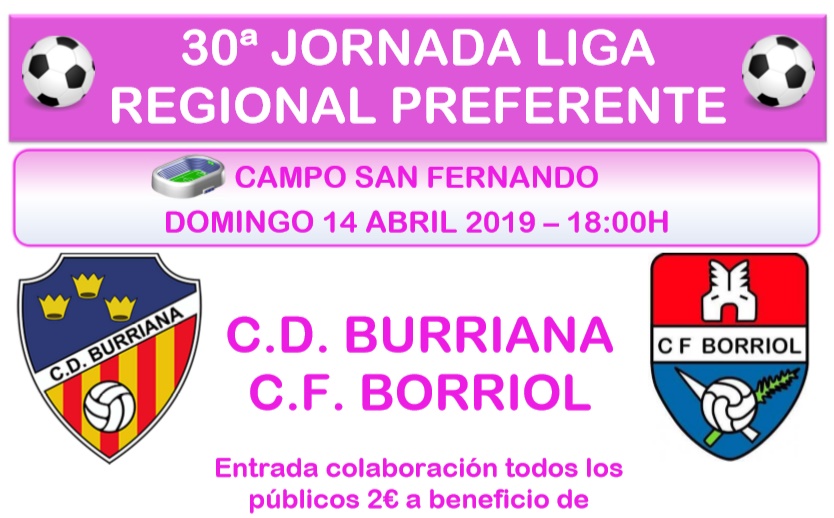 Cartel solidario burriana-borriol