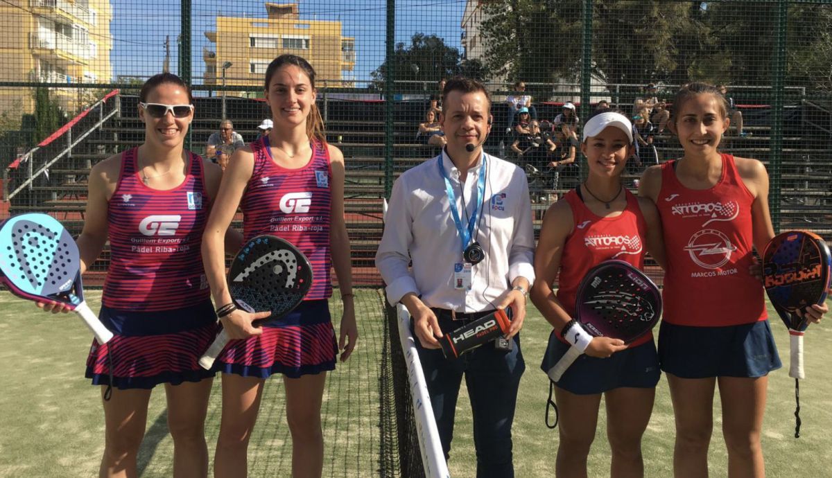 Club Pádel Riba-roja campeonas autonómicas absolutas 2019