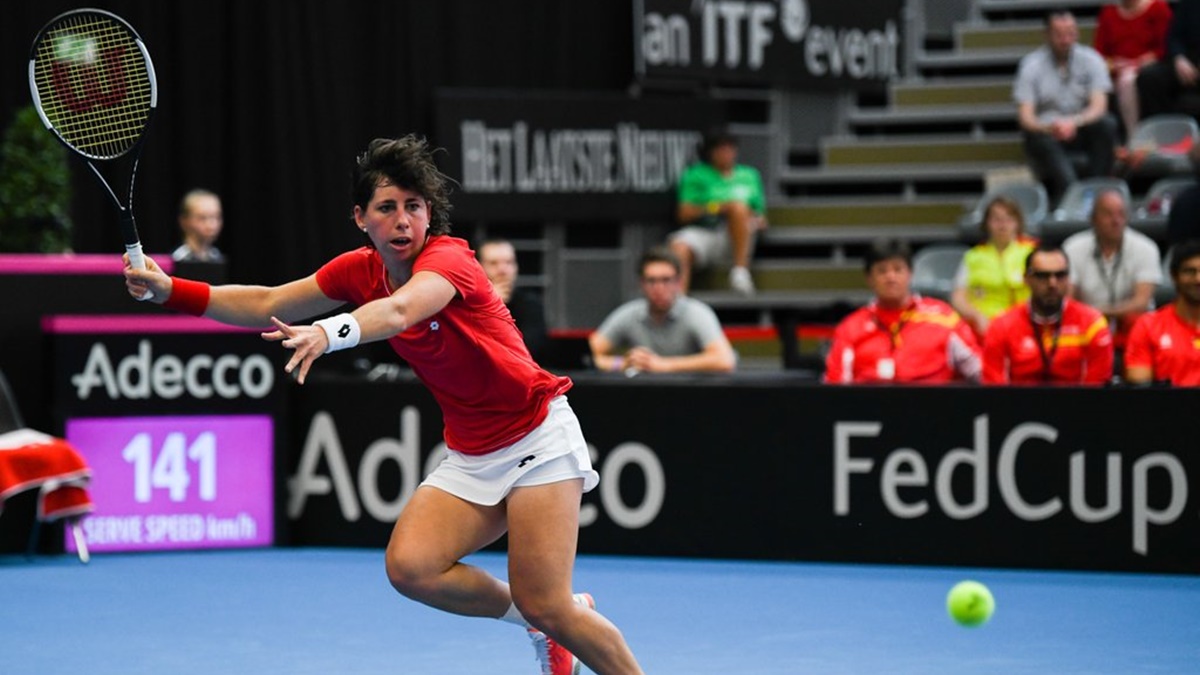carla suarez fedcup belgica