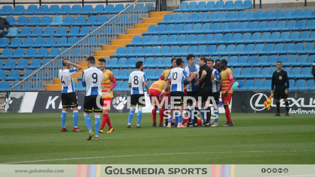 Alcoyano-Hercules protestas arbitro