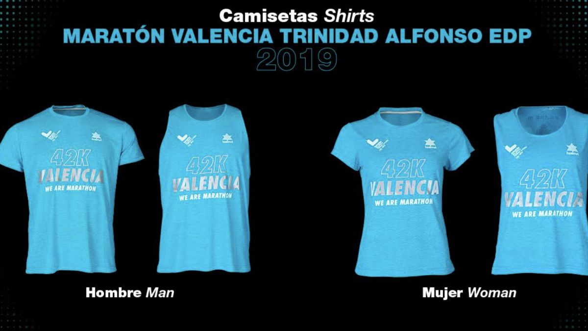 Camisetas Maratón Valencia 2019