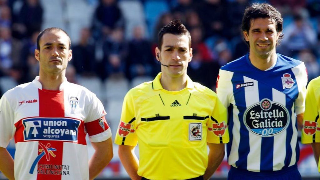 Manuel Carrión con Valerón Alcoyano Deportivo