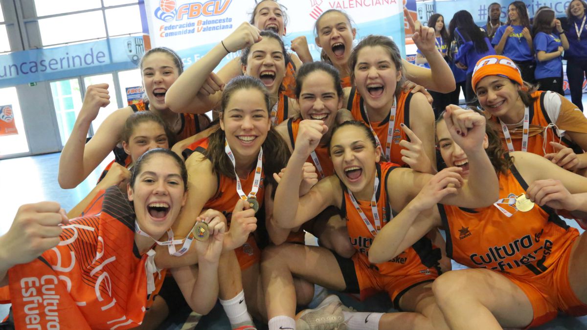 Valencia Basket campeón caadete autonómico femenino