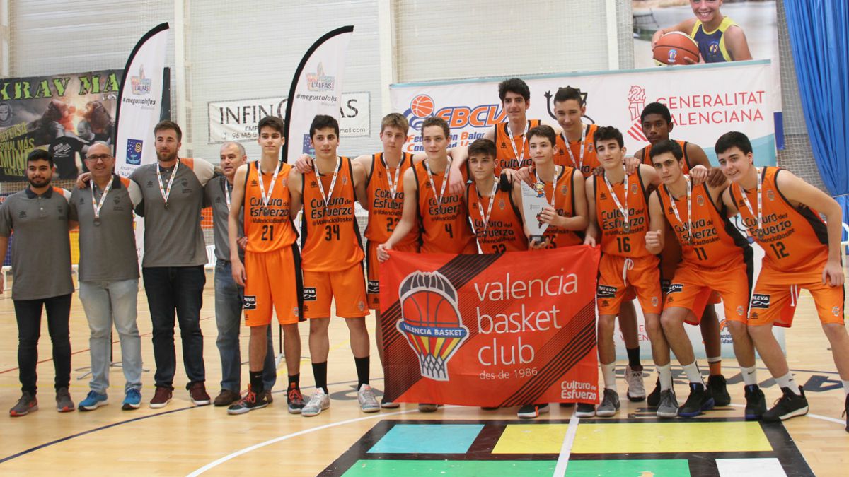 Valencia Basket subcampeón cadete masculino autonómico