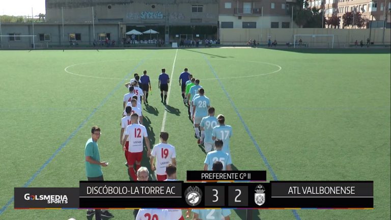 VÍDEO PREF. GºII | Discóbolo-La Torre AC – Atlético Vallbonense