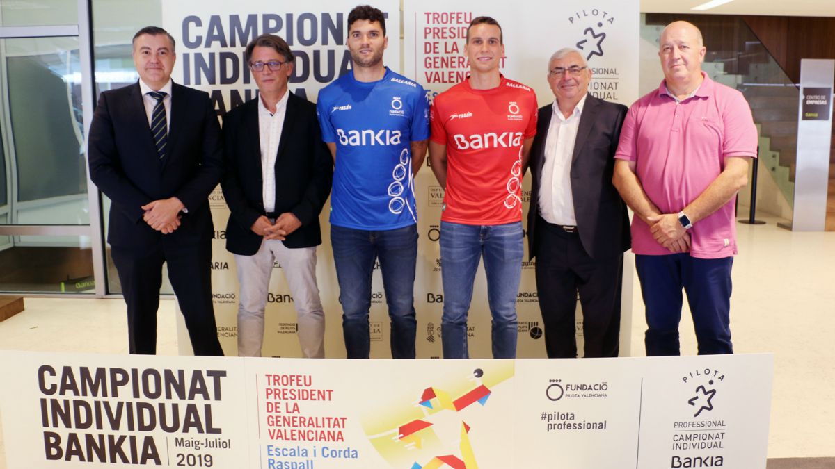 Foto família presentació Bankia raspall 2019