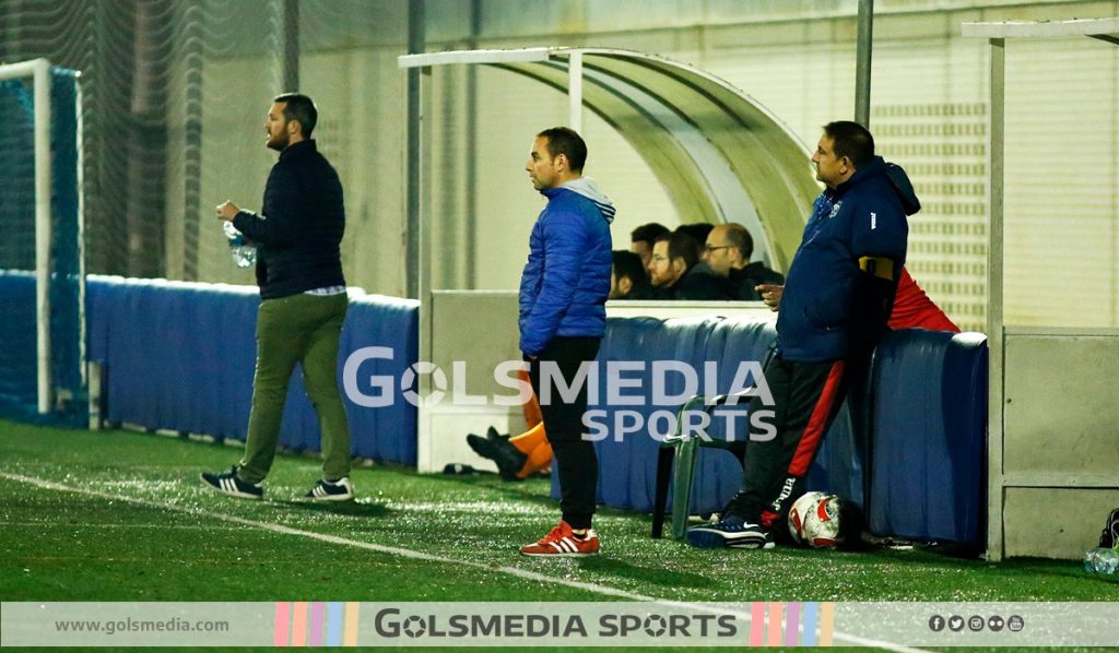 Marín y Rodri entrenador entrante y saliente Torrent CF