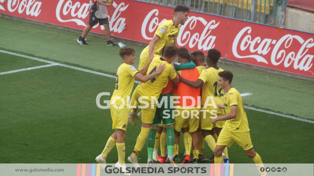 Villarreal juvenil celebración gol
