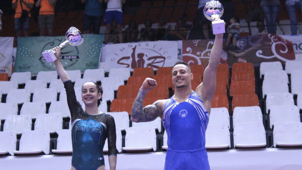 Ana Pérez y Néstor Abad campeones España Gimnasia Artística 2019