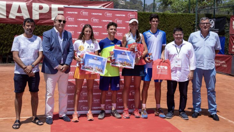 Campeones y subcampeones Nacional cadete tenis 2019