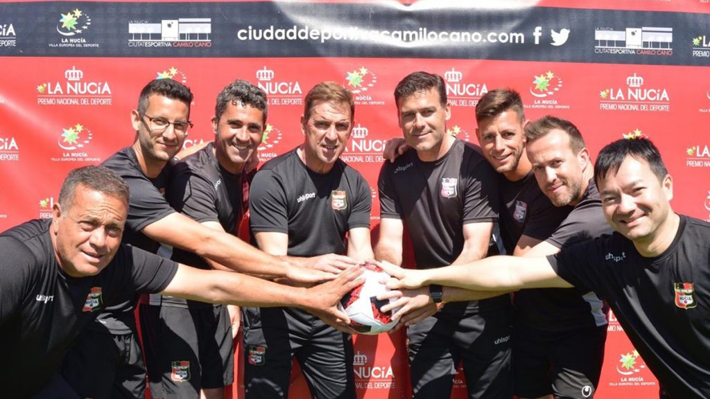 Cuerpo técnico del CF La Nucia