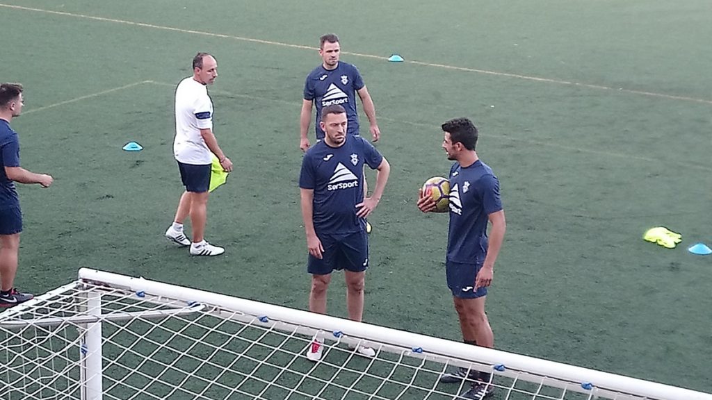 Muro CF imagen entrenamiento 2019