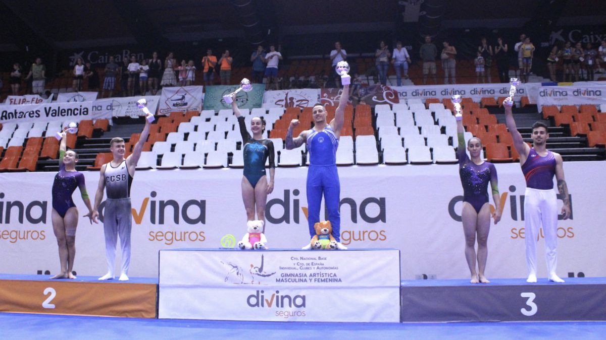 Podio absoluto Campeonato España Gimnasia Artística 2019