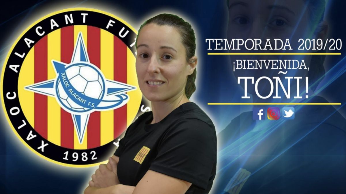 Toñi Gonzálvez renovada Xaloc Alacant FS