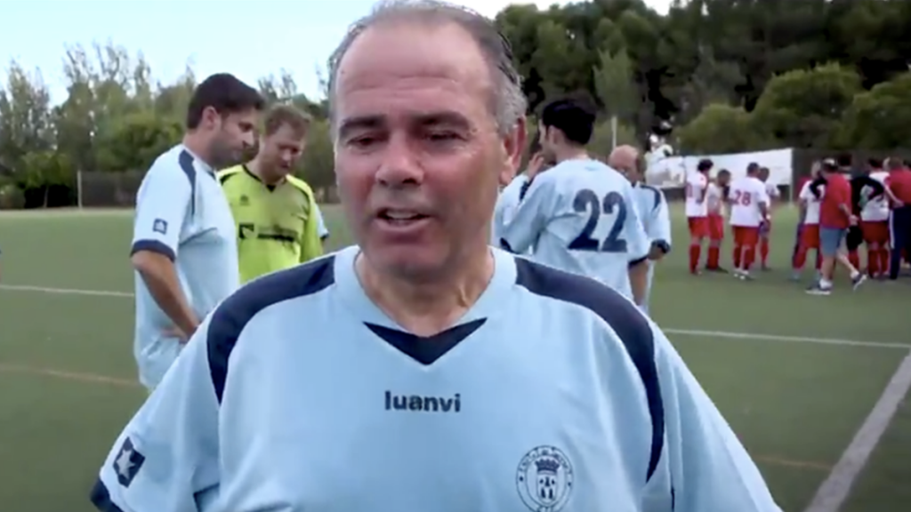Vicente Núñez jugador mas mayor de futbol comunitat valenciana