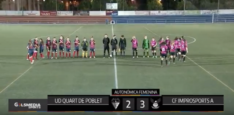 VÍDEO FEM. AUT. | UD Quart de Poblet – CF Inprosports