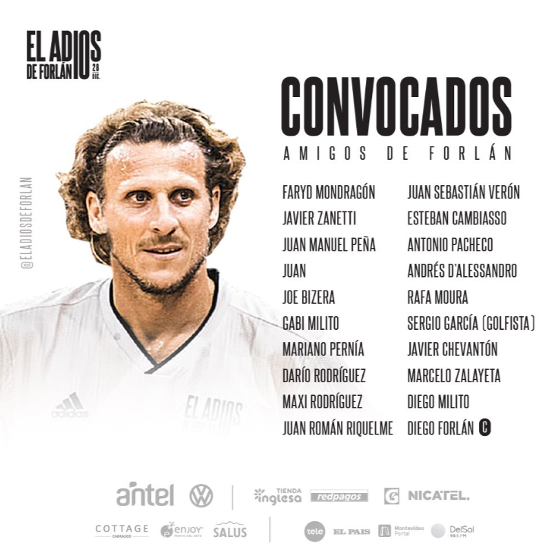 Forlán despedida