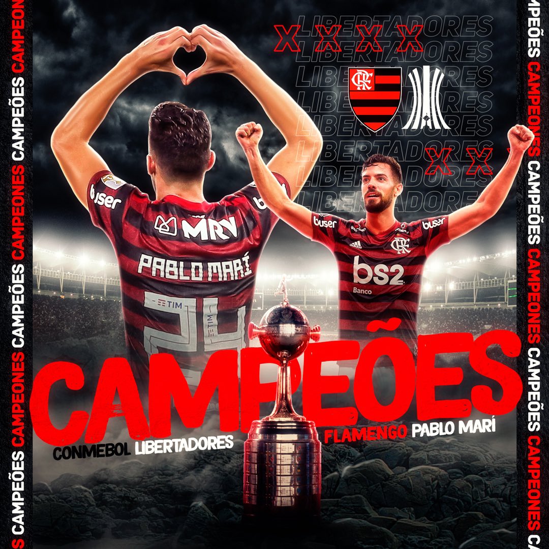 Campeones Flamengo Pablo Mari