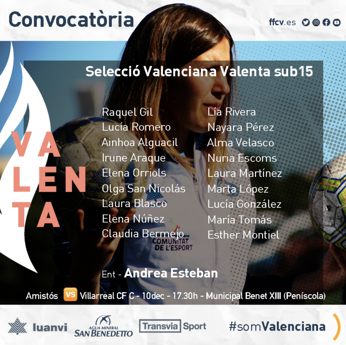 Selección Femenina Valenciana Sub15