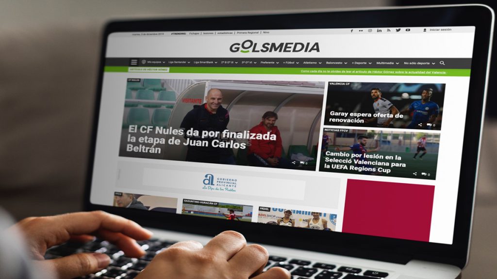 Nueva web Golsmedia