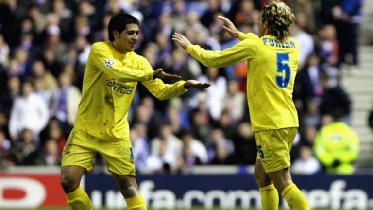 Riquelme y Forlán