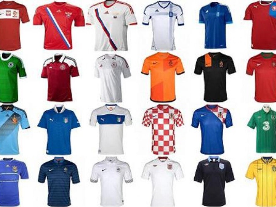 camisetas de futbol de todo el mundo