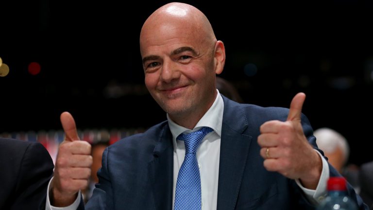 El presidente de la FIFA Gianni Infantino.