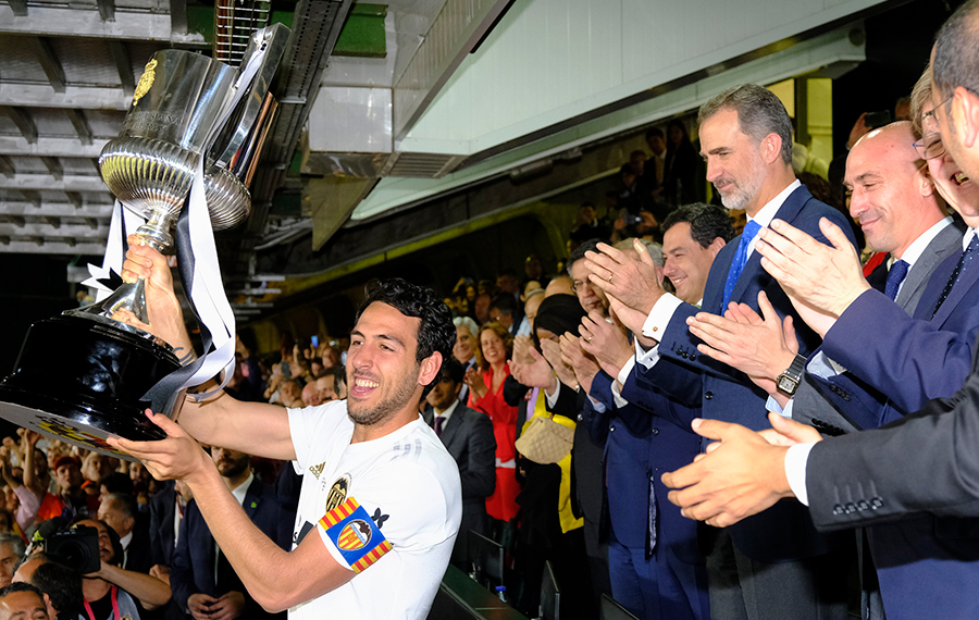 Valencia campeon copa del rey parejo