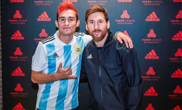 Delantero 09 y Messi