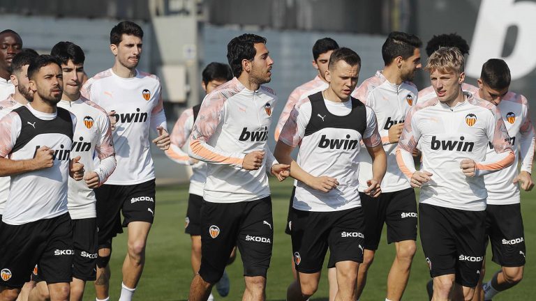 valencia cf entrenamiento