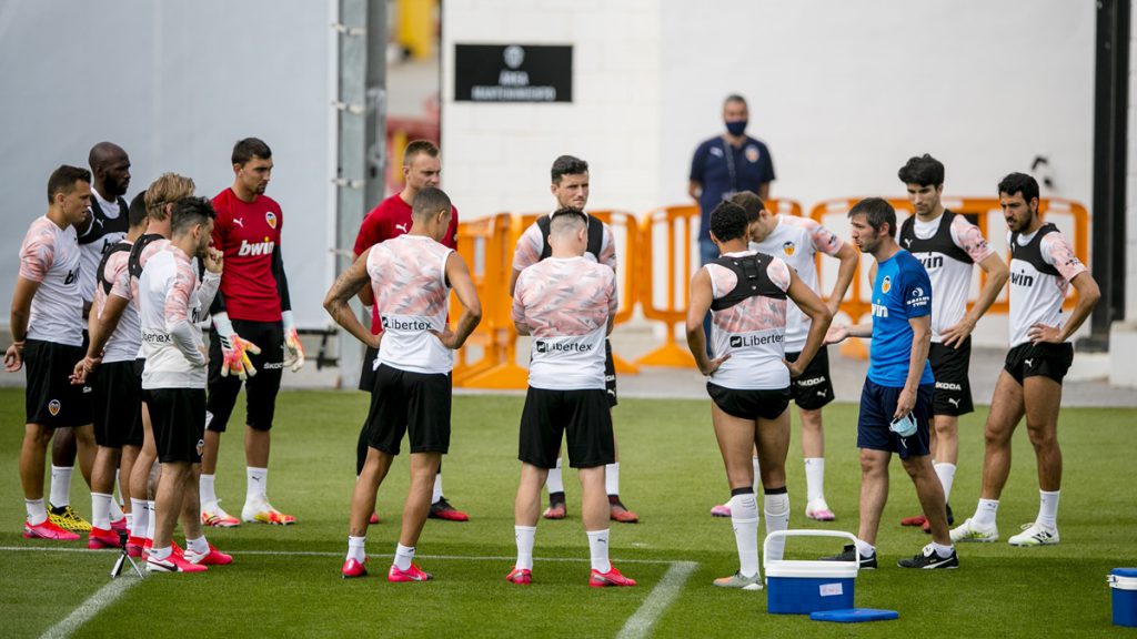 Valencia cf entrenamiento