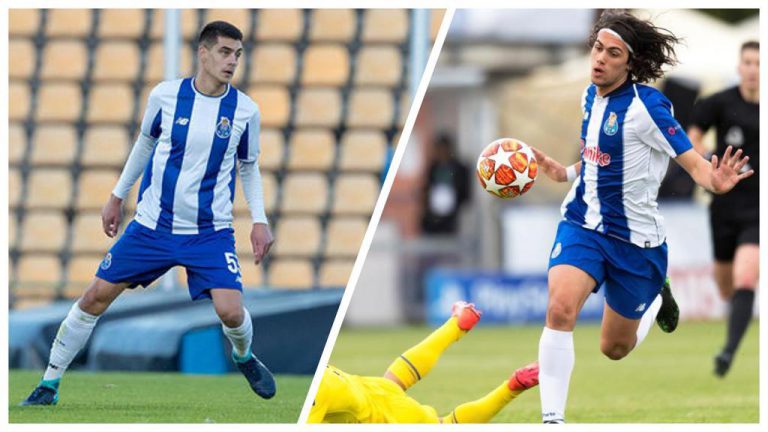 Leite y Esteves jugando con el Oporto.