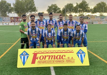 Once del Villarrubia CF ante el UCAM Murcia en la Copa RFEF. Villarrubia CF