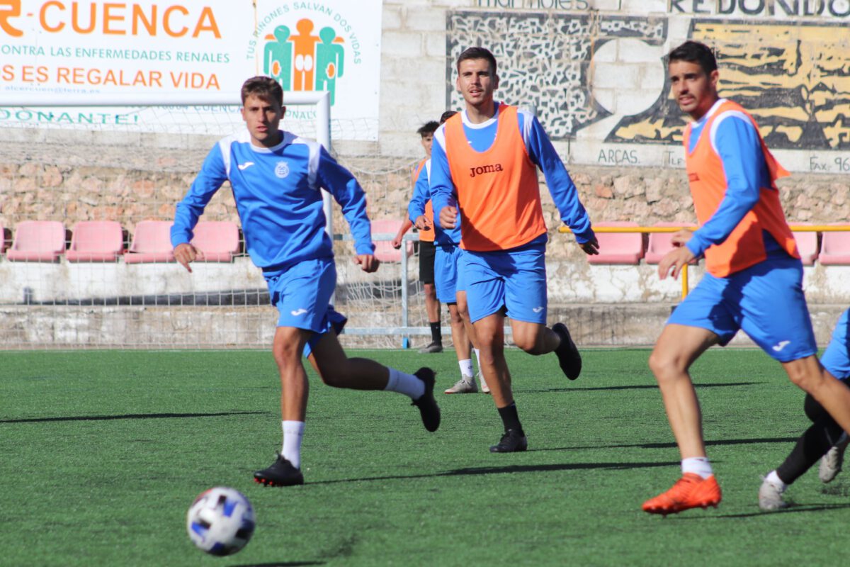 Entrenamiento del UB Conquense en Cuenca. UB Conquense