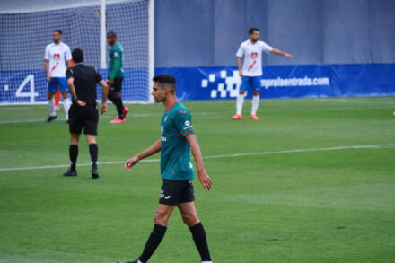 Alfonso Martín, en un partido con el Atlético Baleares | Foto: ATB