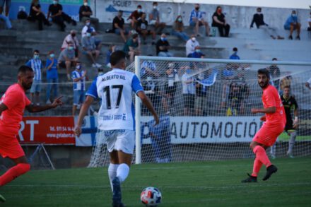 Alberto Gil, contra la UD Poblense | Foto: Twitter Atlético Baleares