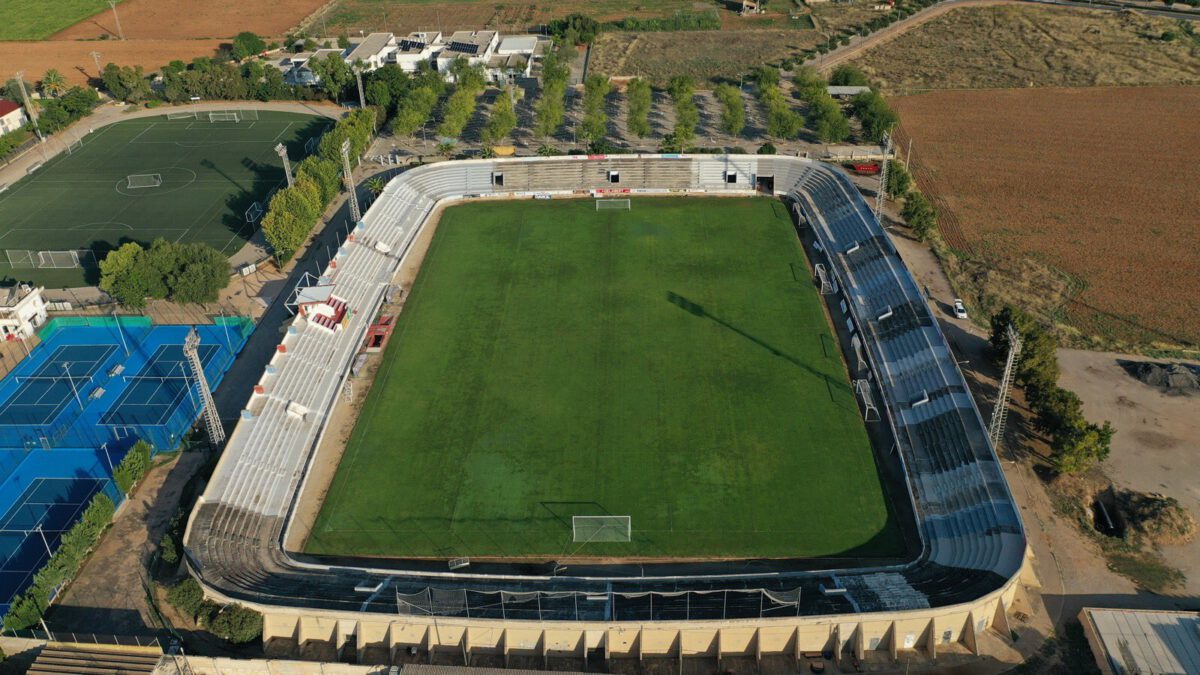 Imagen aérea del Nou Camp de Sa Pobla | Foto: UD Poblense