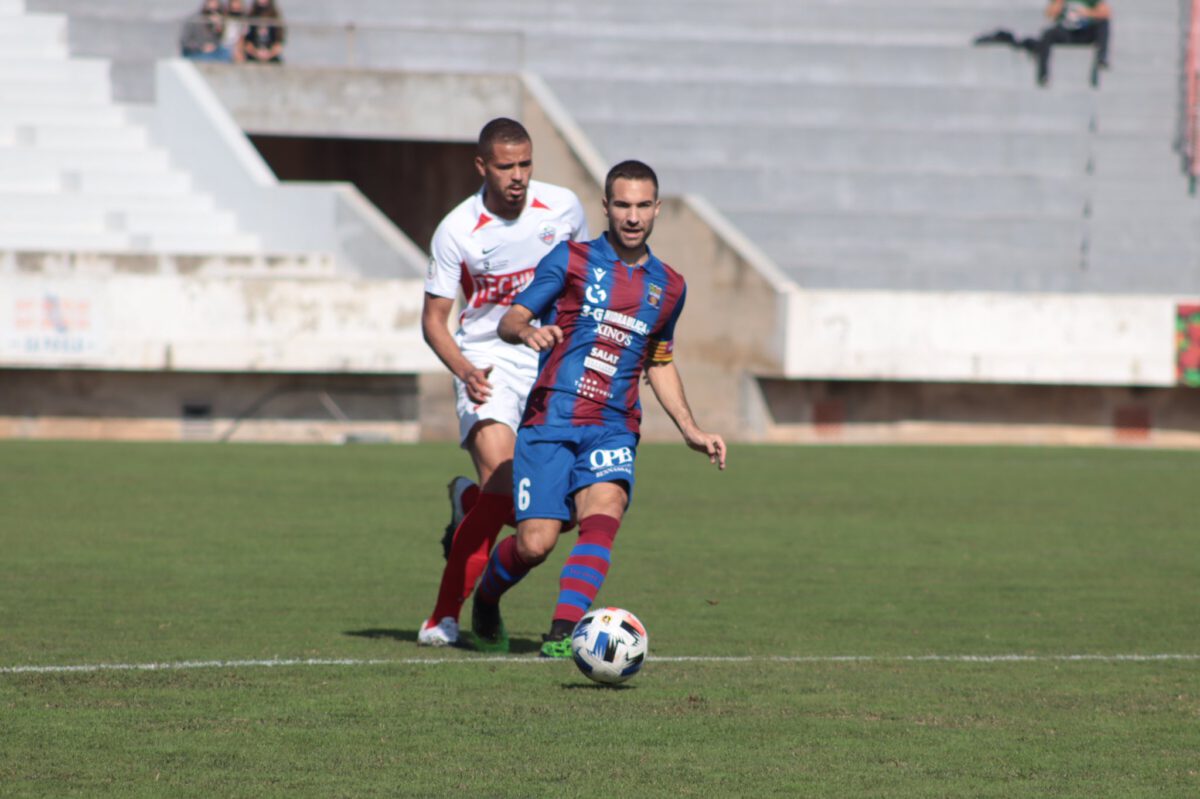 Víctor Martínez, en el partido contra la UD Sanse | Foto: UD Poblense