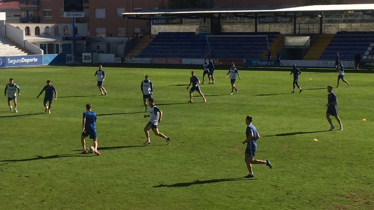 alcoyano entrenamiento