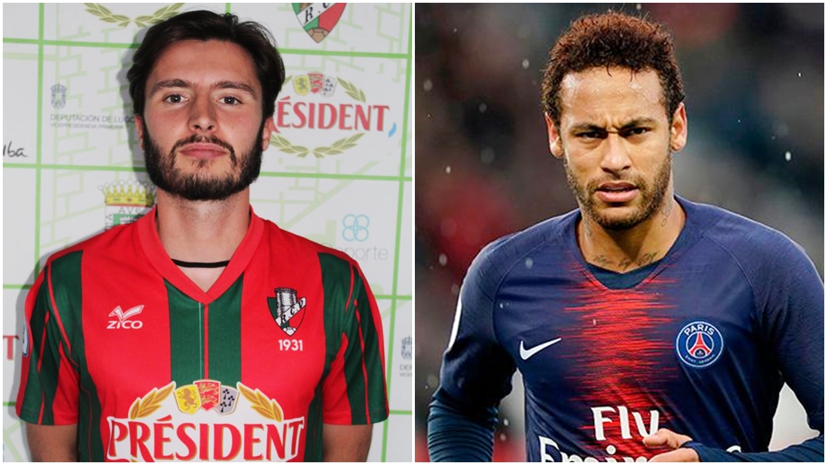 Ángel Fernández y Neymar