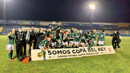 Momento histórico para el CD Marchamalo, que pasa a la siguiente ronda de la Copa del Rey. FFCLM