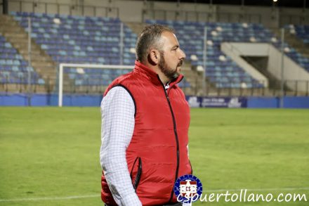 Darío Martín, entrenador del CS Puertollano esta temporada en Tercera. CS Puertollano