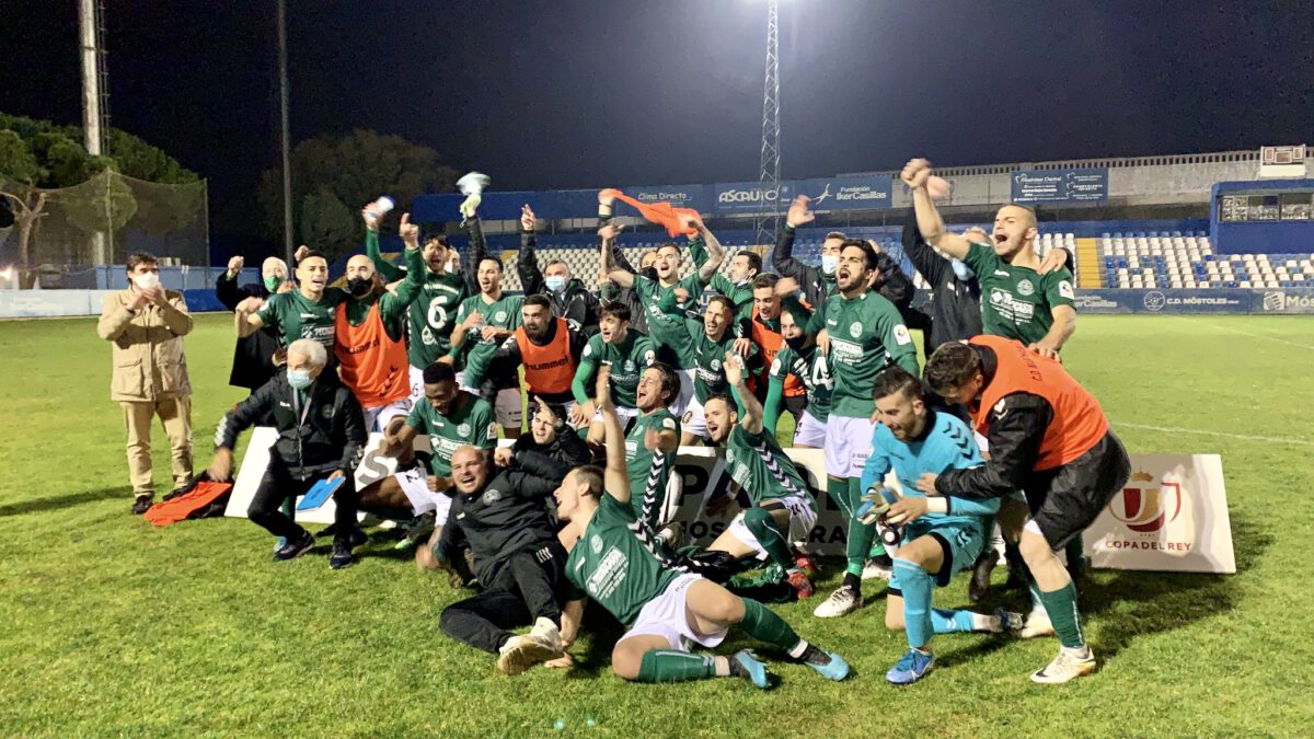 Momento histórico para el CD Marchamalo, que pasa a la siguiente ronda de la Copa del Rey. FFCLM