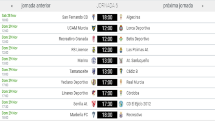 Jornada 6 2ªB G. IV-B