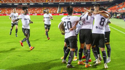 valencia cf celebracion goles