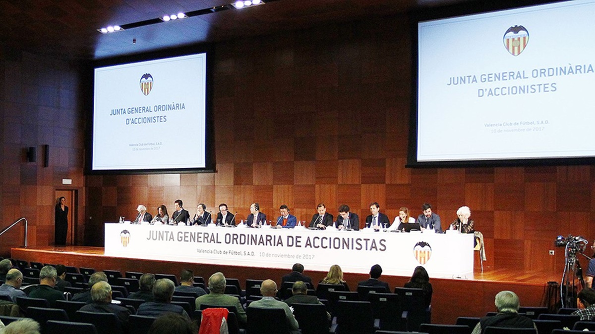 Junta Accionistas Valencia CF