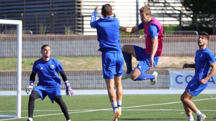 Raúl entrenamiento cabeza
